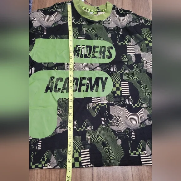 Fila VR46 Oversized Riders Academy Graphic Green T-Shirt Size XS - Picture 6 of 12